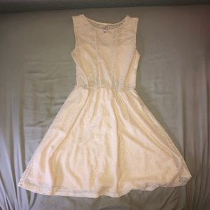 Mini white dress